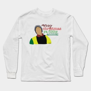 Merry Christmas Ya Filthy Animal Long Sleeve T-Shirt